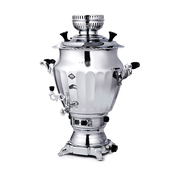 سماور گازی اتوماتیک عالی نسب مدل نگین سیمین 6 لیتری