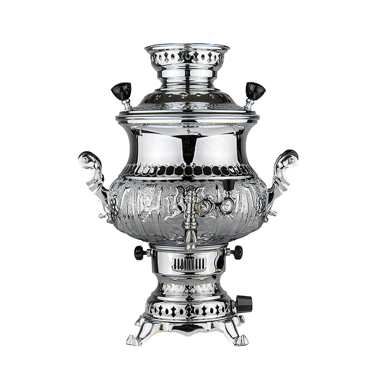 سماور گازی شاهکار مدل پارسیان قلمزده 6 لیتری