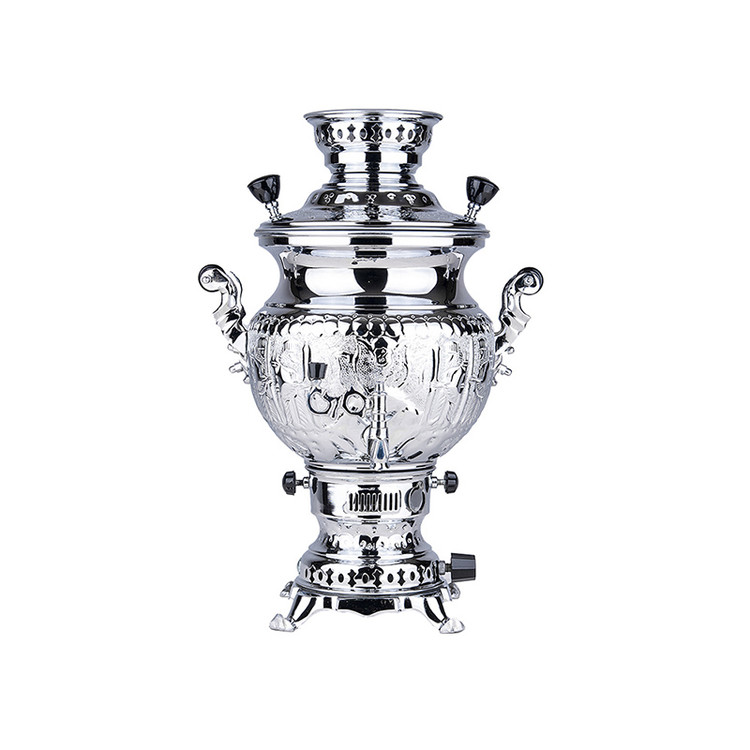 سماور گازی شاهکار مدل پانیذ قلمزده 7 لیتری