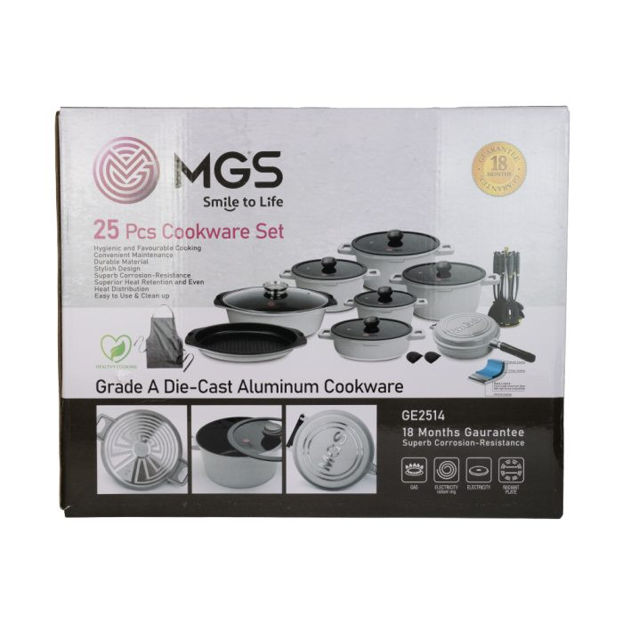 سرویس قابلمه 25 پارچه گرانیت طرح جرمنی E