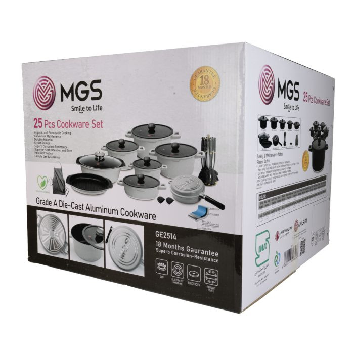 سرویس قابلمه 25 پارچه گرانیت طرح جرمنی E