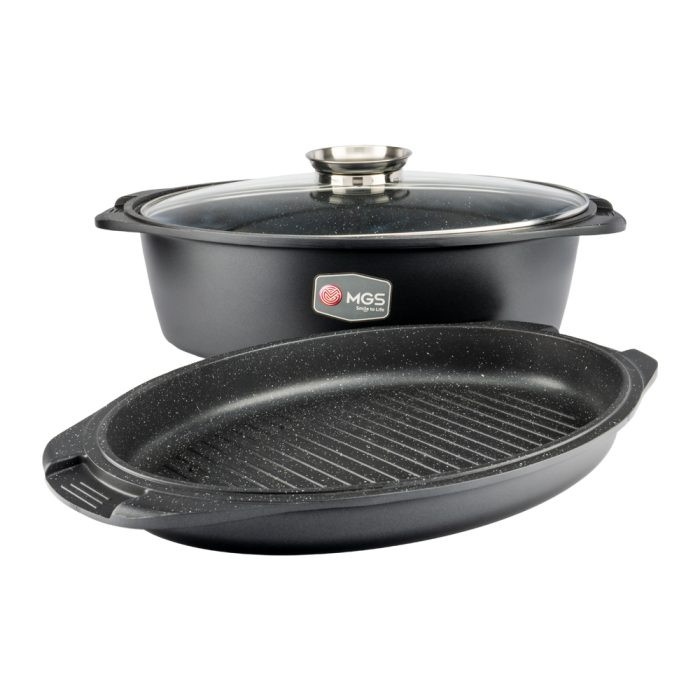 سرویس قابلمه برند ام جی اس ۳۳ پارچه طرح ایتالیا B