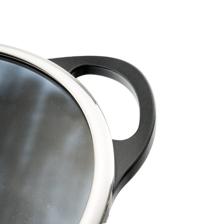 سرویس قابلمه برند ام جی اس 25 پارچه گرانیت طرح جرمنی D