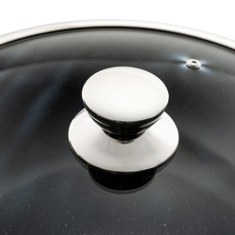 سرویس قابلمه برند ام جی اس 25 پارچه گرانیت طرح جرمنی D