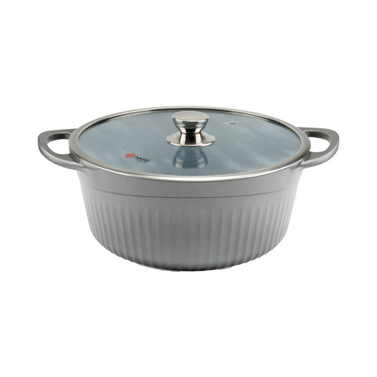 سرویس قابلمه برند ام جی اس 25 پارچه گرانیت طرح جرمنی D