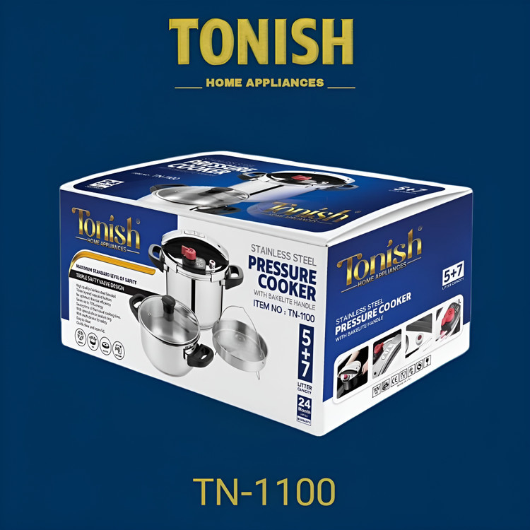 زودپز دوقلو برند تونیش 7+5 لیتر