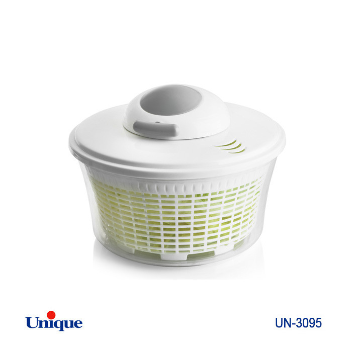 خشک کن سبزی و سالاد یونیک Unique مدل UN-3095 ظرفیت 5 لیتر | سالاد اسپینر دستی